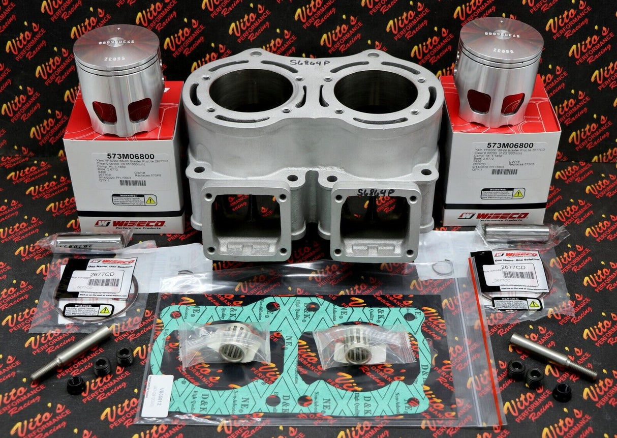 Yamaha Banshee CHEETAH CUB 465cc 10mm 115 long rod pistons BIG BORE TOP END 1