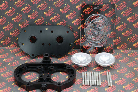 BLACK COOL HEAD AFTERMARKET BILLET ALUMINUM 1987-2006 BANSHEE + 18CC DOMES 3