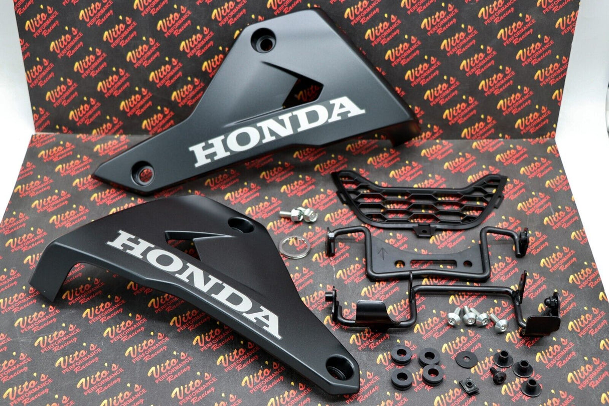 HONDA GROM GENUINE UNDER COWL BELLY PAN OEM + MOUNTING BRACKET KIT 2022-2025 3