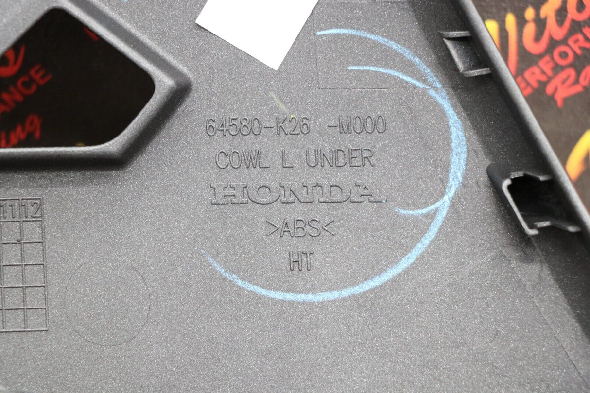 HONDA GROM GENUINE UNDER COWL BELLY PAN OEM + MOUNTING BRACKET KIT 2022-2025 9