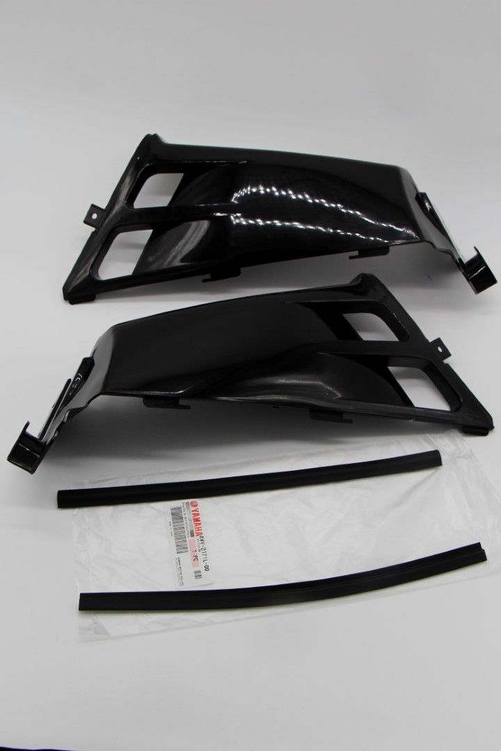 NEW Yamaha Banshee gas tank side covers plastic wrap 1987-2006 BLACK 2