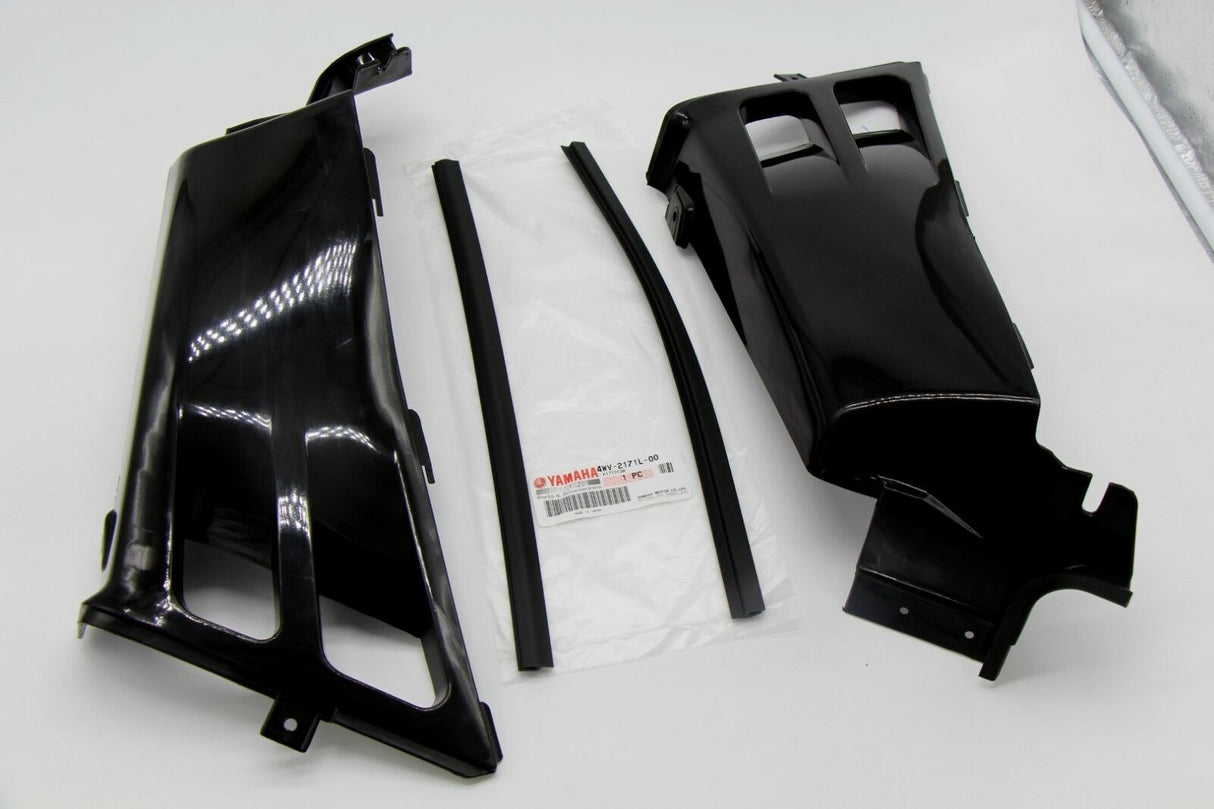 NEW Yamaha Banshee gas tank side covers plastic wrap 1987-2006 BLACK 3