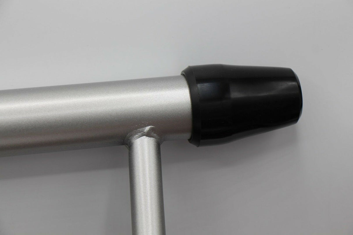 NEW OEM factory Banshee 1987-2006 front bumper guard + rubber end caps SILVER 5