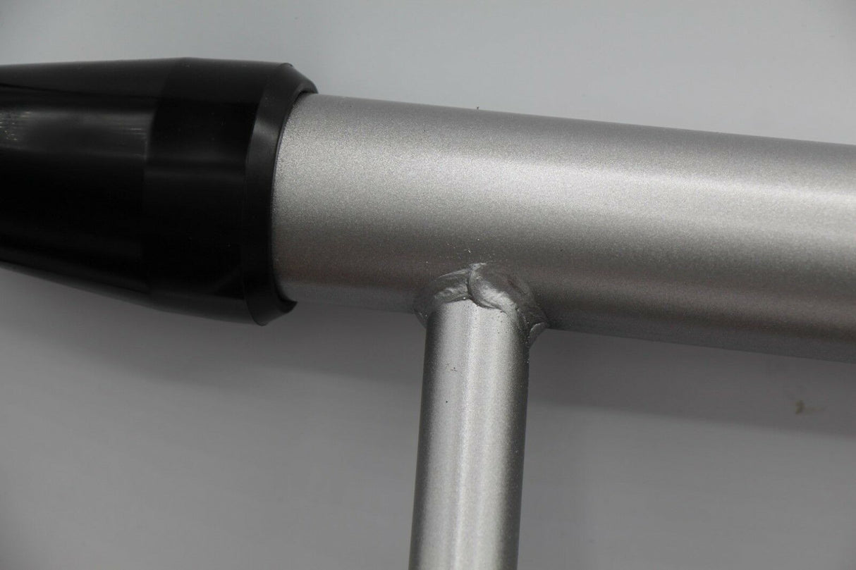 NEW OEM factory Banshee 1987-2006 front bumper guard + rubber end caps SILVER 6