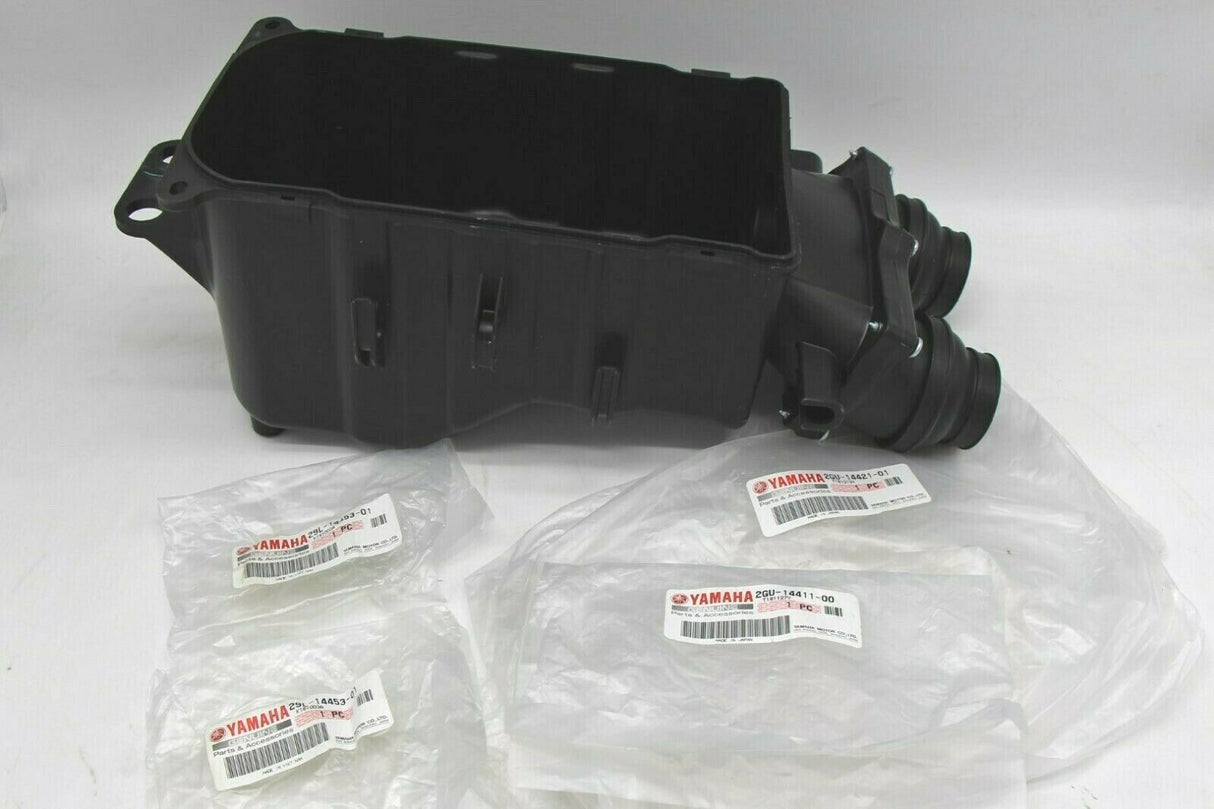 NEW Yamaha Banshee OEM factory airbox air box + boots fits any year 1987-2006 2