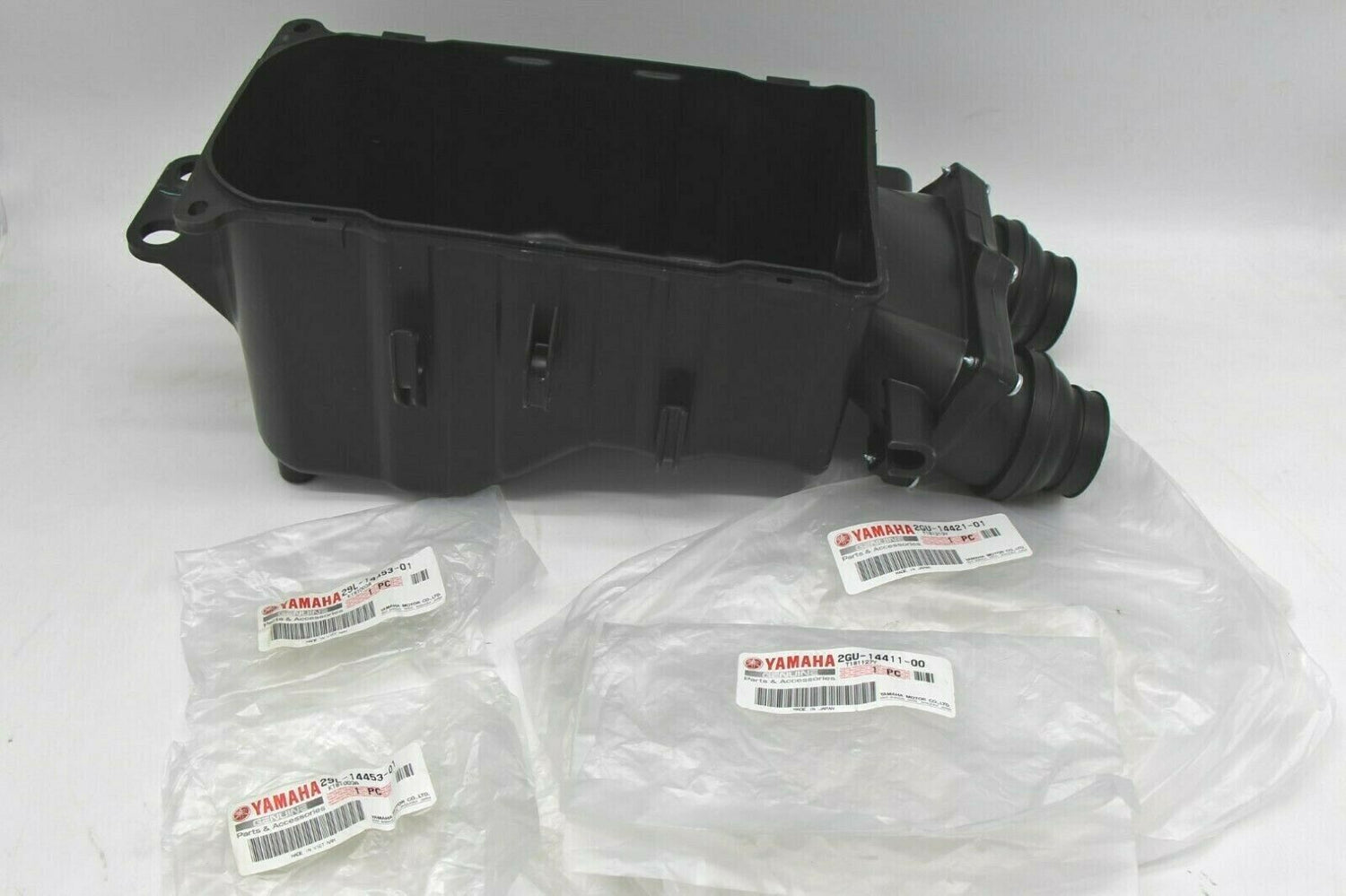 NEW Yamaha Banshee OEM factory airbox air box + boots fits any year 1987-2006 2