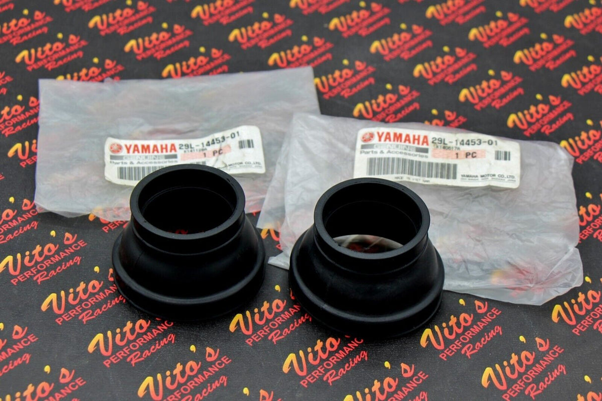 2 X NEW YAMAHA BANSHEE 350 AIRBOX RUBBER BOOTS OEM GENUINE FACTORY 1987-2006 1