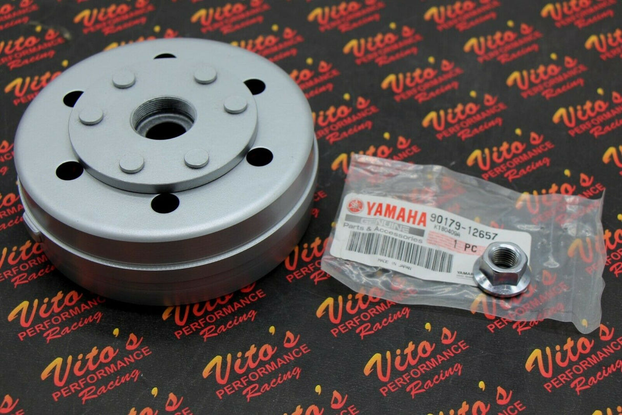 LIGHTENED FLYWHEEL Yamaha Banshee shaved rotor 1987-2006 + NEW OEM nut 1
