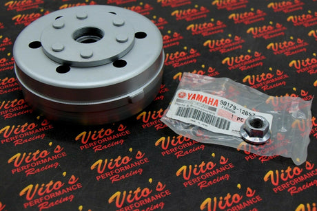 LIGHTENED FLYWHEEL Yamaha Banshee shaved rotor 1987-2006 + NEW OEM nut 4