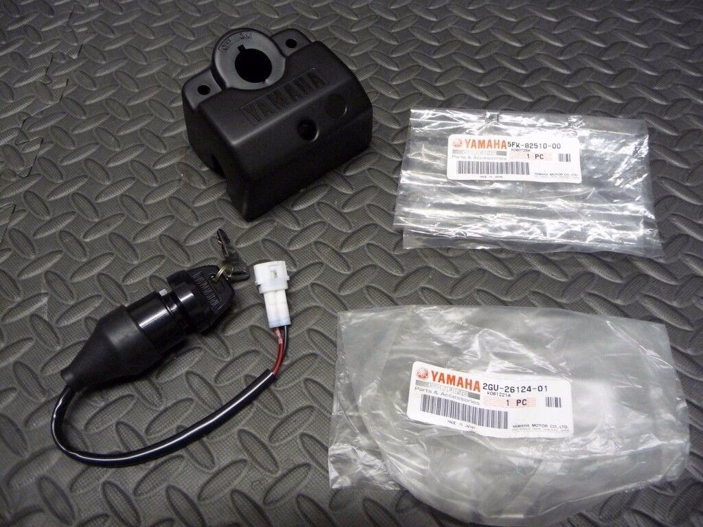 NEW YAMAHA Banshee key on/off switch with NEW oem factory plastic bezel 1