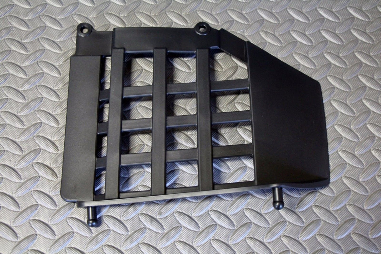 NEW Silver Heel Guards footrest Yamaha Banshee left + right nerf bars plastic 8