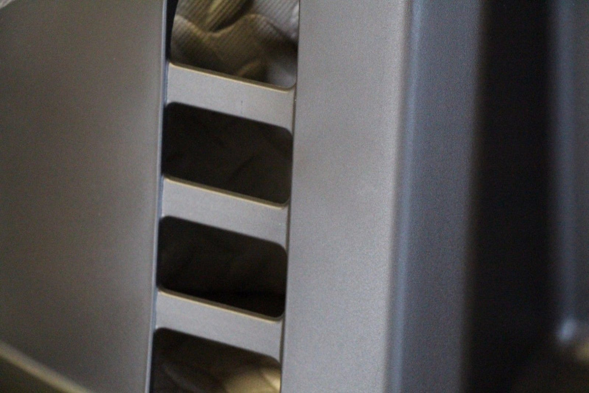 NEW Silver Heel Guards footrest Yamaha Banshee left + right nerf bars plastic 10