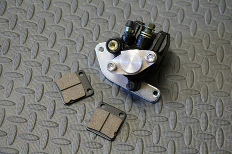 NEW Yamaha Banshee rear caliper brake back brakes pads BILLET BLOCK OFF PLATE 1