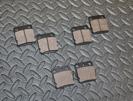 NEW front + rear brake pads Yamaha Banshee 1990-2006 or Raptor 660 2001-2005 2
