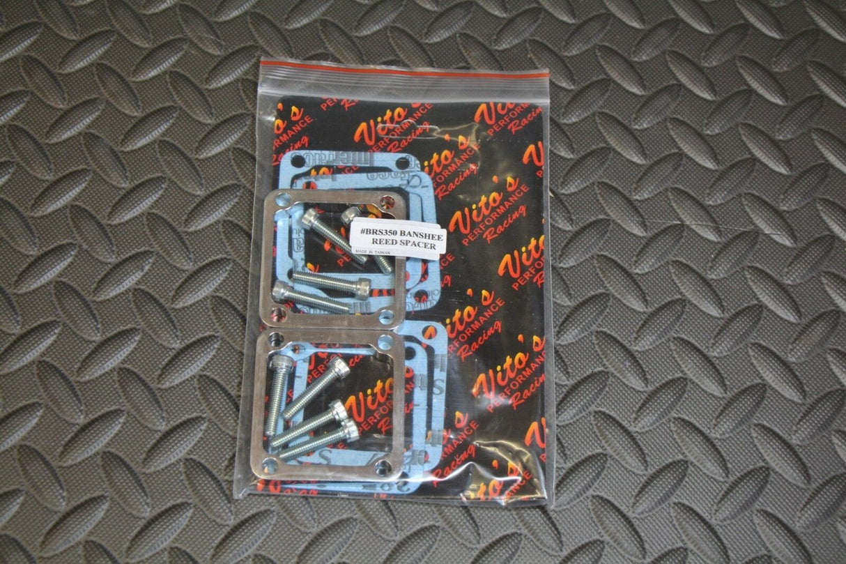 Vito's REED SPACERS + allen head hardware + gaskets Yamaha Banshee 1987-2006 4