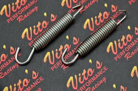 2 x Vito's STAINLESS STEEL swivel exhaust pipe springs Blaster 200 Banshee 350 1