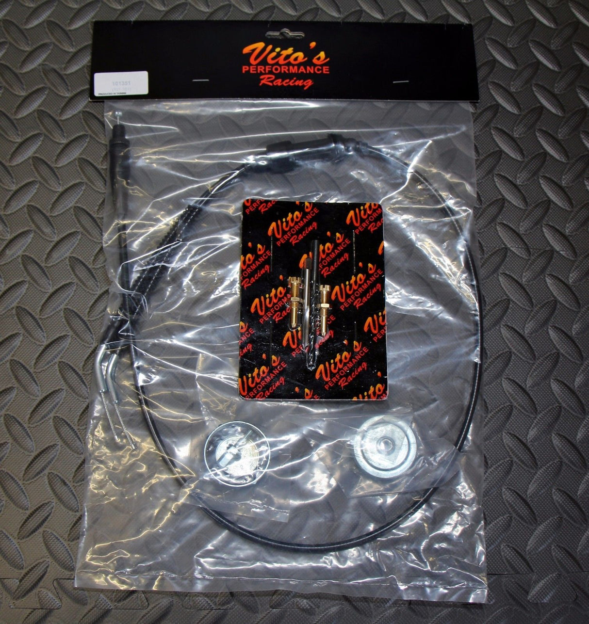 Vito's TORS REMOVAL ELIMINATOR KIT Banshee throttle cable caps idle screws 2