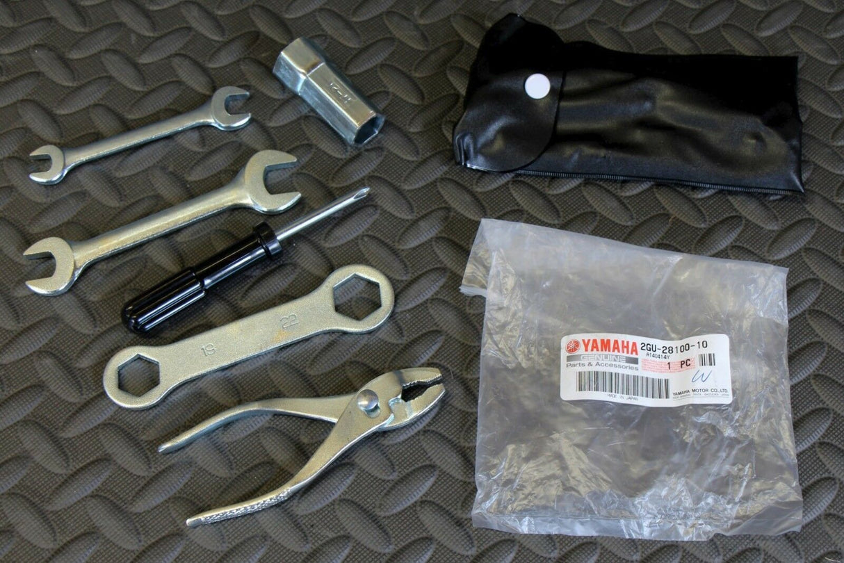 NEW 1987-2006 Yamaha Banshee factory OEM tool kit + pouch FOR UNDER SEAT 1