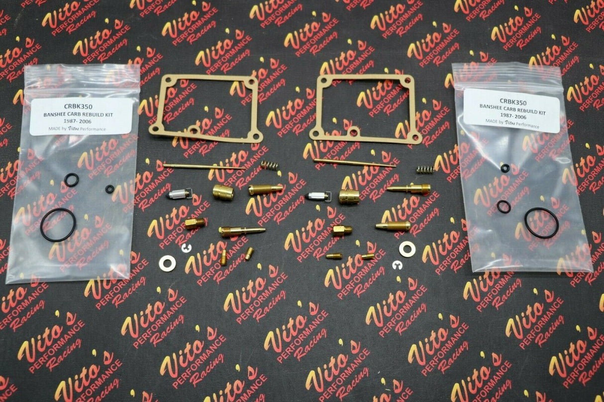 2 x Yamaha Banshee Carburetor Rebuild kit Carb YFZ350 1987-2006 - jets needle 1
