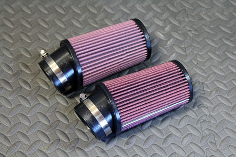 2 x NEW Yamaha Banshee K+N style pods air filters Keihin PWK 38 39 41mm carbs 1