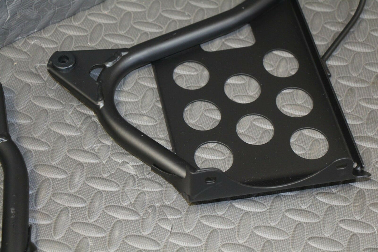 NEW Black Heel Guards footrest stand Yamaha Banshee left + right nerf bars 6