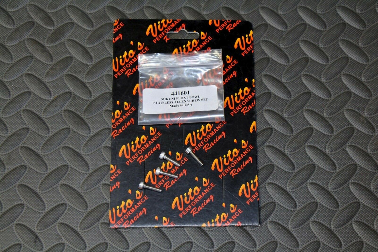 4 x Carb Bowl screws bolts stainless steel allen head bolt kit KEIHIN MIKUNI 1