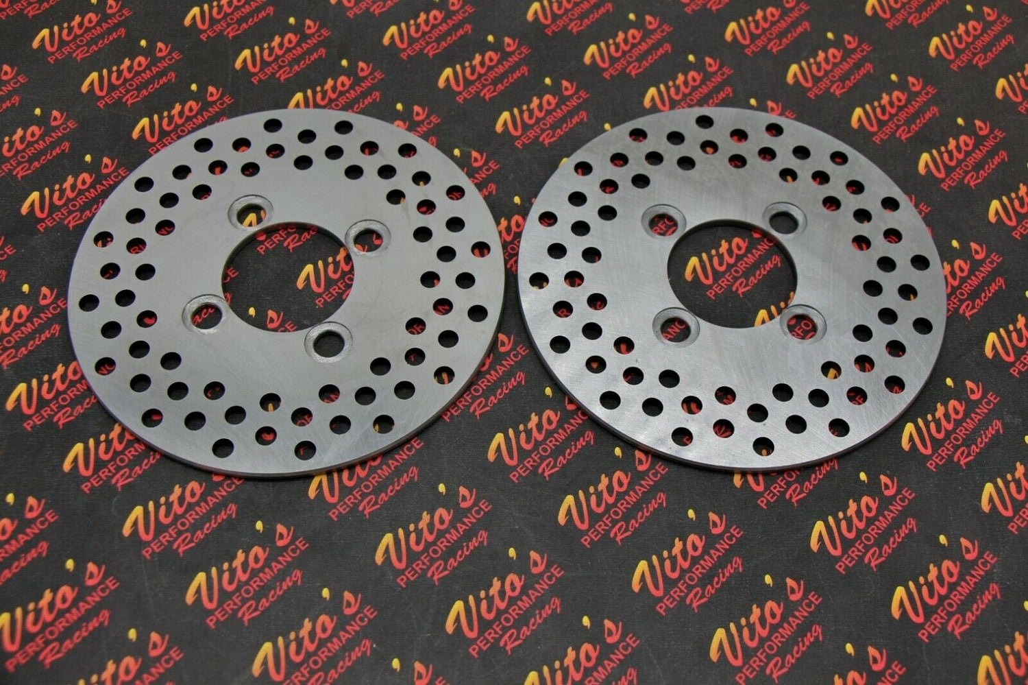 Vitos 2 x YAMAHA Banshee Raptor 660 Warrior YFZ450 front wheel disc brake rotors 1