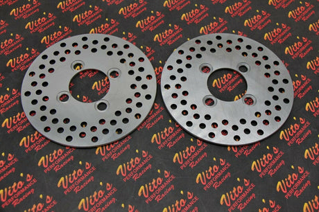 Vitos 2 x YAMAHA Banshee Raptor 660 Warrior YFZ450 front wheel disc brake rotors 1