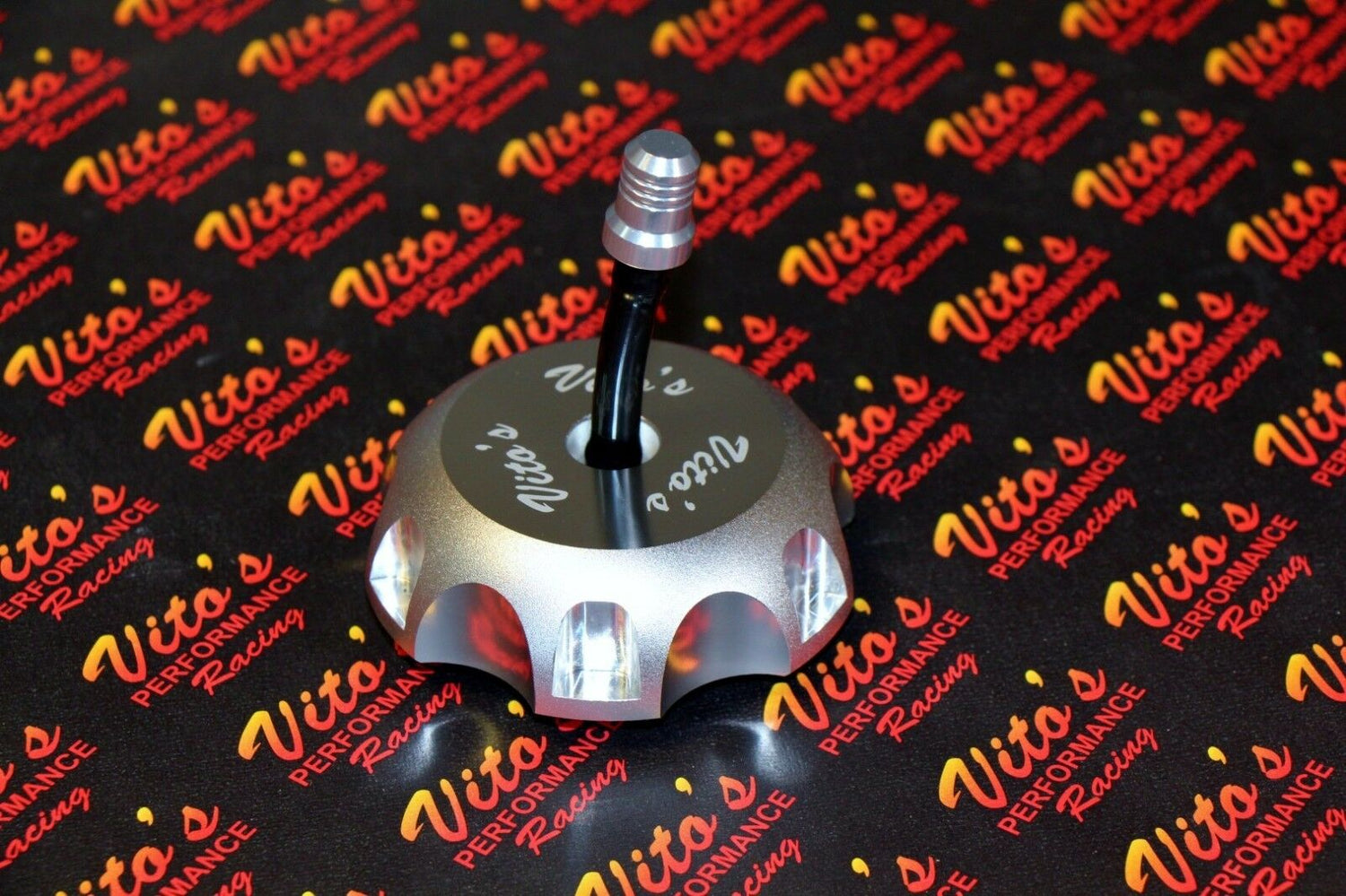 VITO's aluminum Gas tank cap Yamaha Banshee YFZ450 Raptor 660 w/ billet vent cap 1