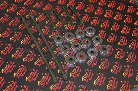 NEW Vito's Yamaha Banshee upper + lower a-arm bolts left + right + 12 dust caps 3