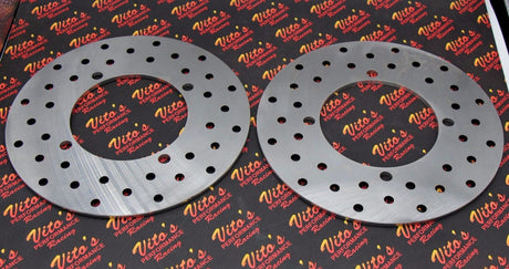 2 x Vito's rear wheel disc brake rotor Polaris Ranger RZR 800 Sportsman 400 500 1