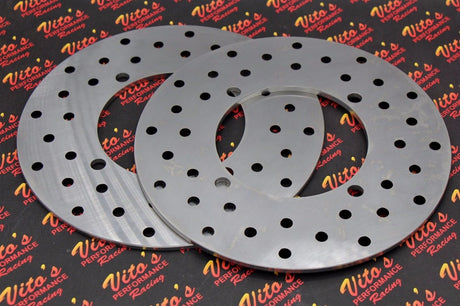 2 x Vito's rear wheel disc brake rotor Polaris Ranger RZR 800 Sportsman 400 500 3