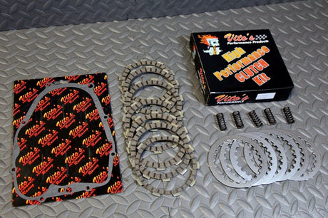 Vito's High performance CLUTCH FIBERS kit plates Yamaha Blaster + cover gasket 1