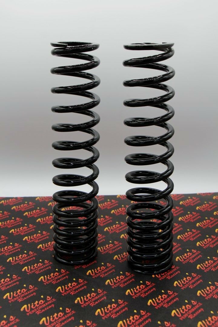 2 x front shock springs Yamaha Banshee 1987-2006 POWDERCOATED BLACK (one pair) 2