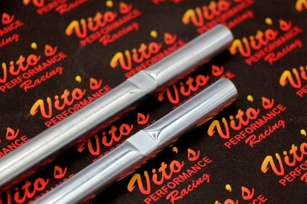 2 x Vito's Performance Yamaha Banshee tie rods 1987-2006 STOCK LENGTH Silver NEW 3