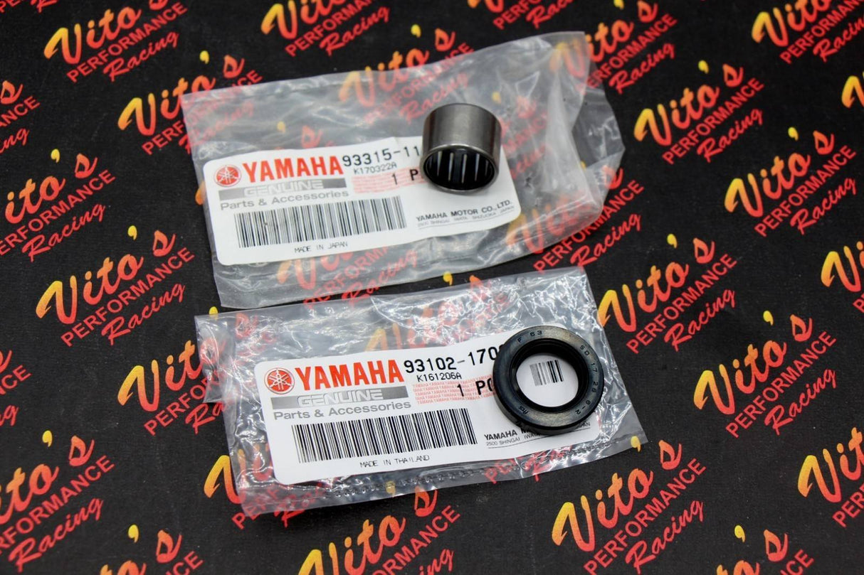 NEW Yamaha Banshee case clutch shaft actuator holder arm bearing + seal KIT 1