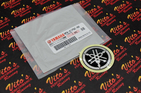 NEW Stick Emblem tuning Fork 2.25" Yamaha Banshee OEM factory stock 1987-2018 1