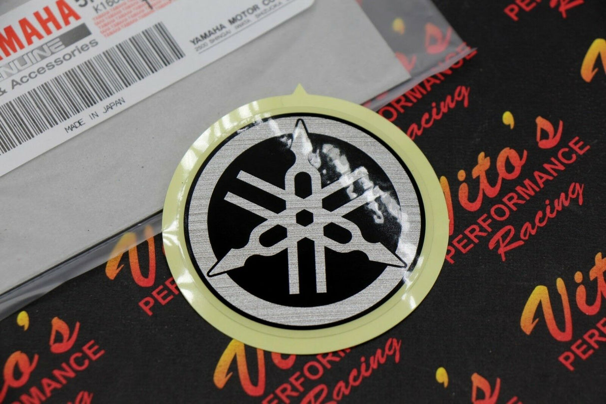 NEW Stick Emblem tuning Fork 2.25" Yamaha Banshee OEM factory stock 1987-2018 2