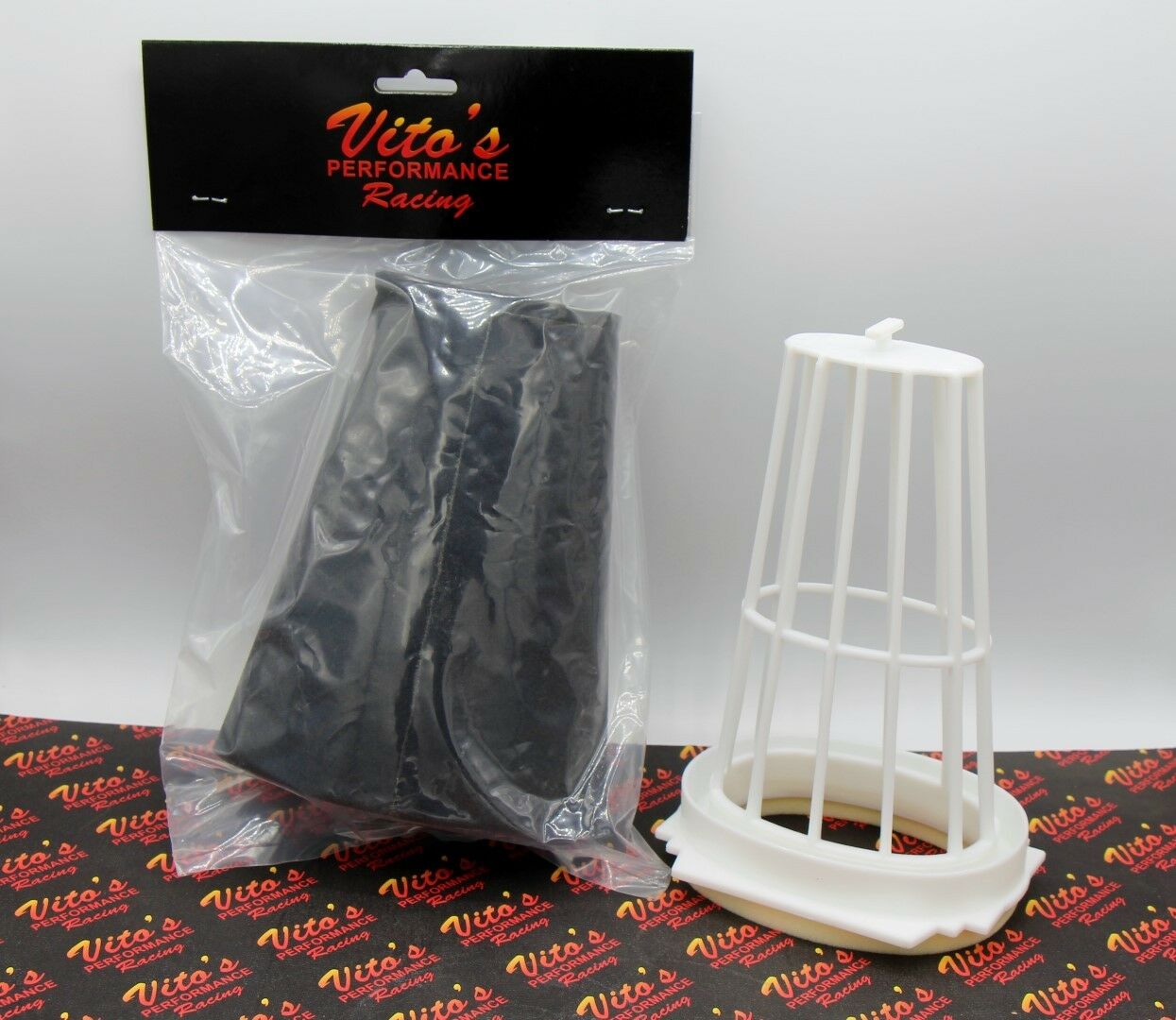 1987-2006 Yamaha Banshee OEM factory AIR FILTER CAGE GUIDE w/ New Vito's filter 1