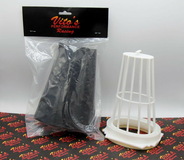 1987-2006 Yamaha Banshee OEM factory AIR FILTER CAGE GUIDE w/ New Vito's filter 1
