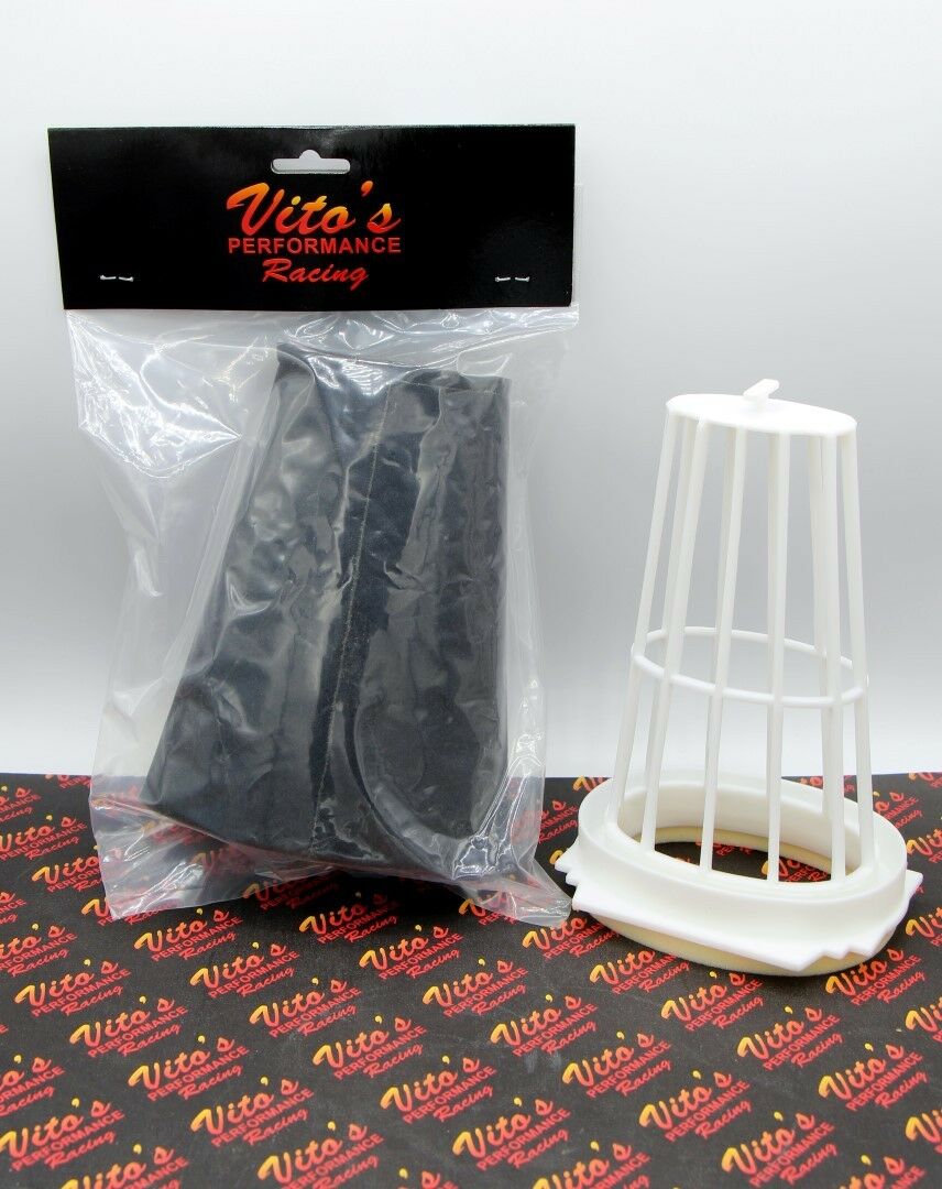 1987-2006 Yamaha Banshee OEM factory AIR FILTER CAGE GUIDE w/ New Vito's filter 3
