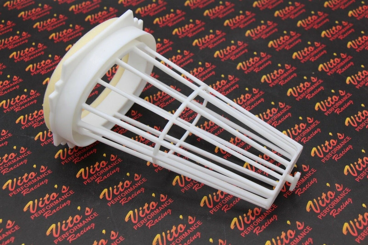 Yamaha Banshee OEM factory Air filter cage guide + guide end cap 1987-2006 4