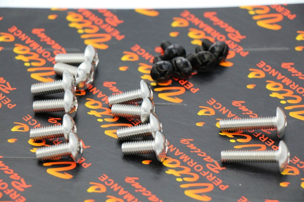 17 PIECE VITO'S YAMAHA BANSHEE FENDER BOLT SCREW MOUNT KIT PLASTICS HARDWARE 2