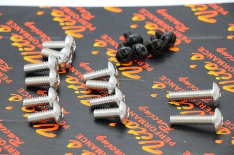 17 PIECE VITO'S YAMAHA BANSHEE FENDER BOLT SCREW MOUNT KIT PLASTICS HARDWARE 2