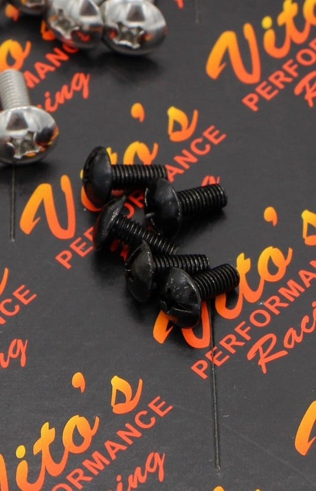 17 PIECE VITO'S YAMAHA BANSHEE FENDER BOLT SCREW MOUNT KIT PLASTICS HARDWARE 4