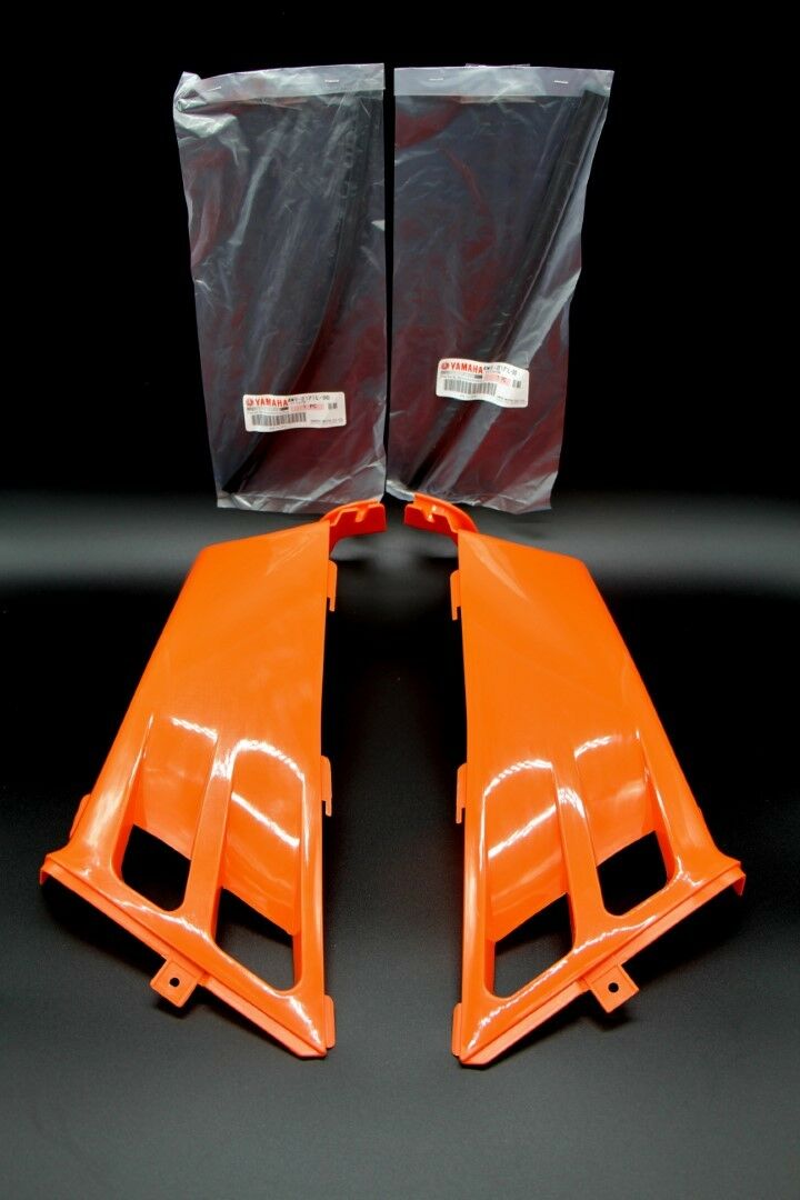 NEW Vito's Yamaha Banshee gas tank side covers plastic wrap 1987-2006 ORANGE 2