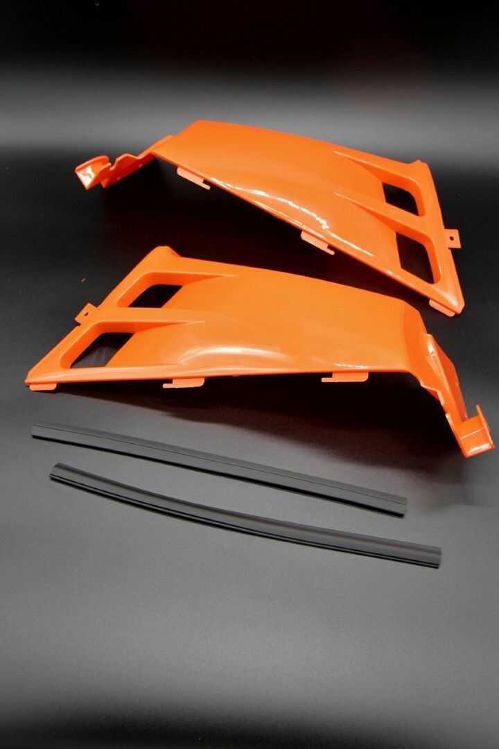 NEW Vito's Yamaha Banshee gas tank side covers plastic wrap 1987-2006 ORANGE 5