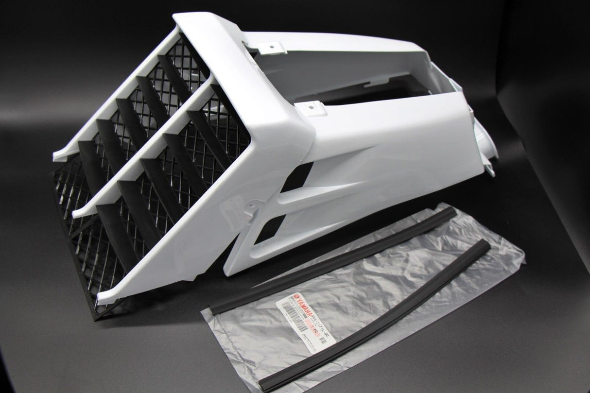 NEW Vito's Yamaha Banshee plastic gas tank side covers + grill 1987-2006 WHITE 2