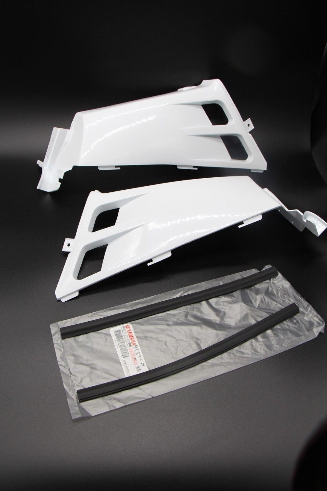 NEW Vito's Yamaha Banshee plastic gas tank side covers + grill 1987-2006 WHITE 5