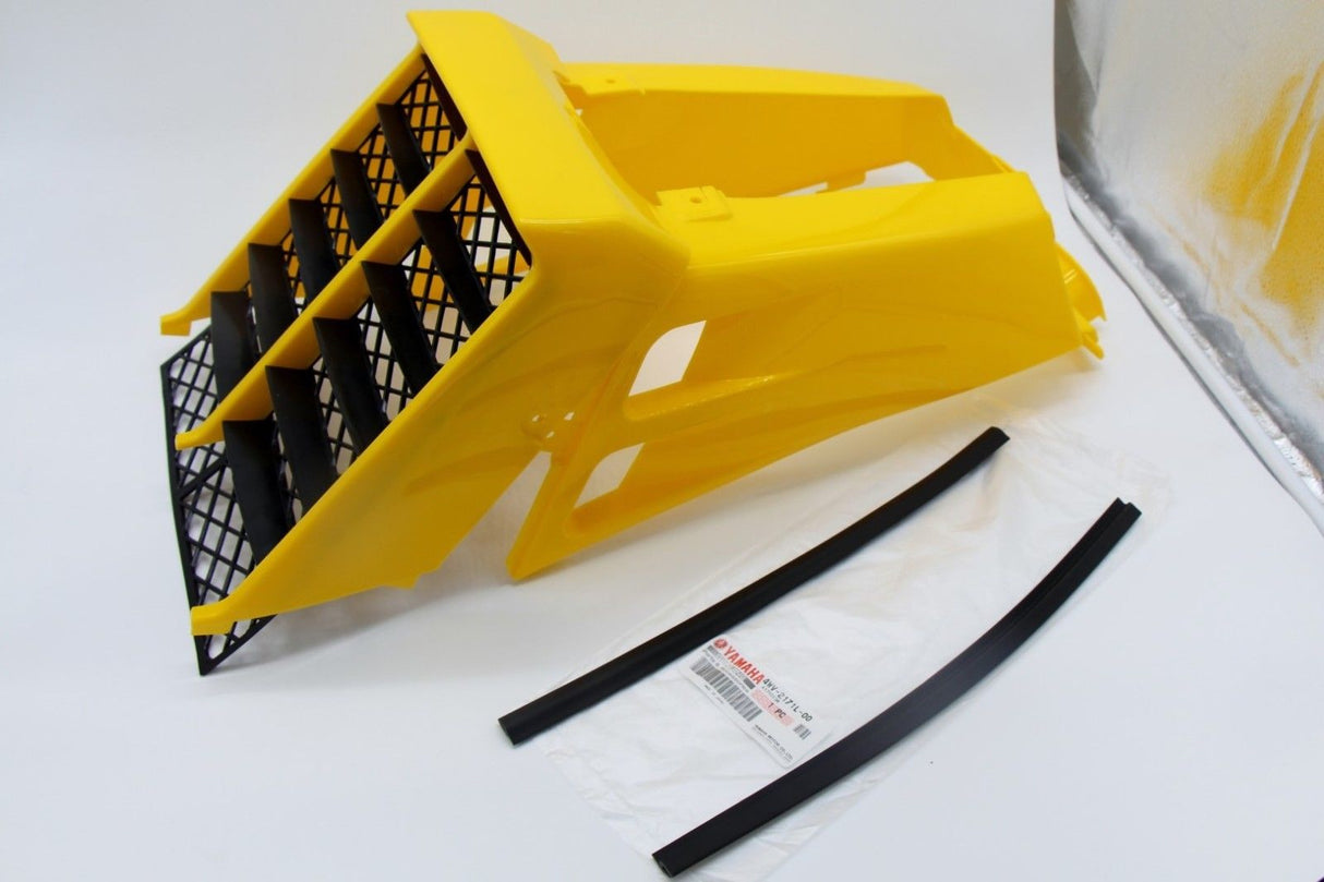 NEW Vito's Yamaha Banshee plastic gas tank side covers + grill 1987-2006 YELLOW 2